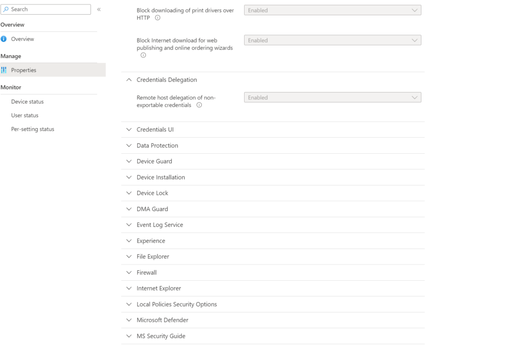 Auswahl eines Endpoint-Security-Profils „Microsoft Defender Antivirus" in Intune