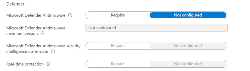 Intune-Compliance: zusätzliche Prüfungen zum Microsoft Defender Antivirus-Status